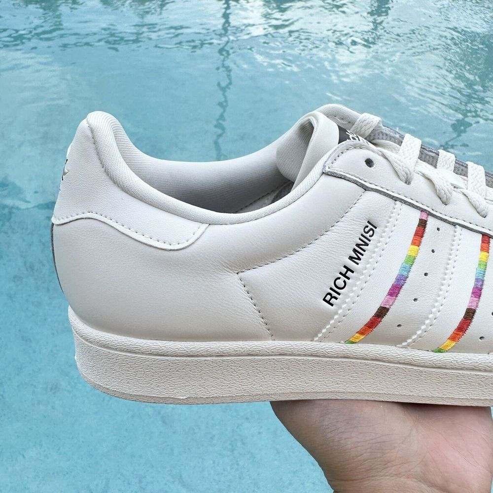 Adidas Superstar x Rich Mnisi Low Pride Men's Athletic Shoes ID7493 - Picture 7 of 13